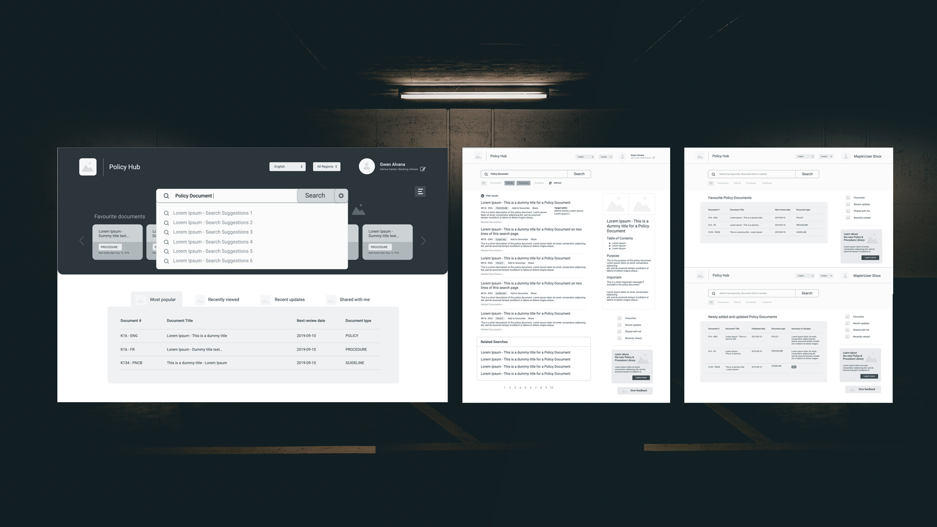 Screenshot of Product Classification Tool in light mode